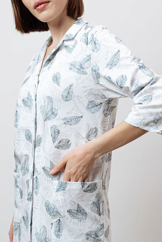 Халат на пуговицах Халат на пуговицах